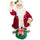 Marionnette Père Noël H80 cm avec Lumières et Mouvement Rouge