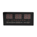 Orologio Digitale da Parete 36x16x3 cm a LED con Calendario e Temperatura-1