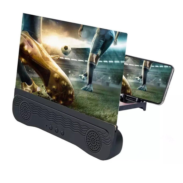 Loupe 3D pour Smartphone 12" Rechargeable USB avec Amplificateur Audio et Vidéo sconto