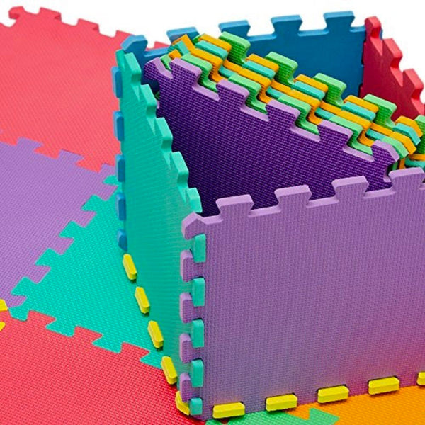 Puzzle Mat 10 Pièces 30x30 cm en EVA Multicolore prezzo