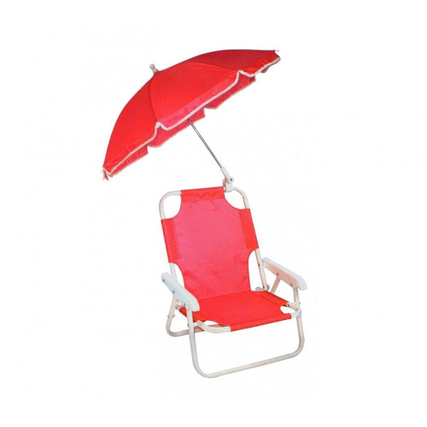 online Chaise pliante pour enfant avec parapluie rouge