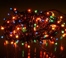 Luci di Natale 240 LED 11,56m Multicolor da Interno Cavo Verde-2