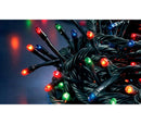 Minilucciole natalizie multicolor 180 luci 8 giochi di luci 9,16 metri-5