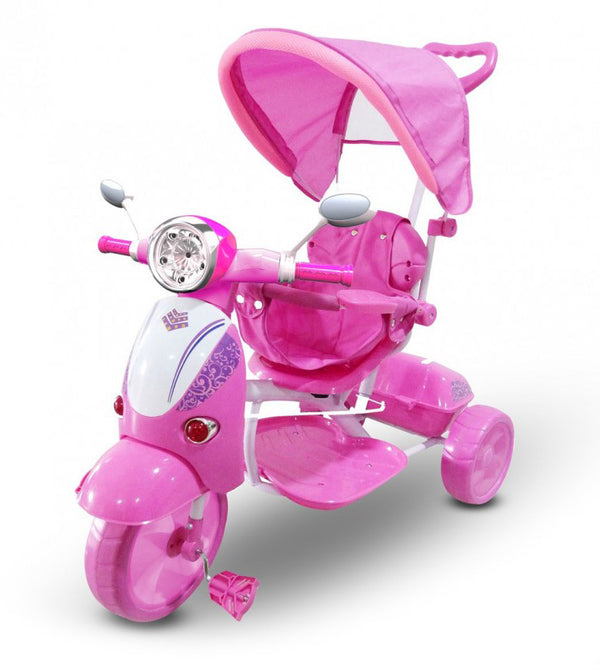 Poussette Tricycle pour Enfants Rose acquista