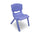 Chaise de jardin pour enfant 26x30x50 cm en plastique bleu