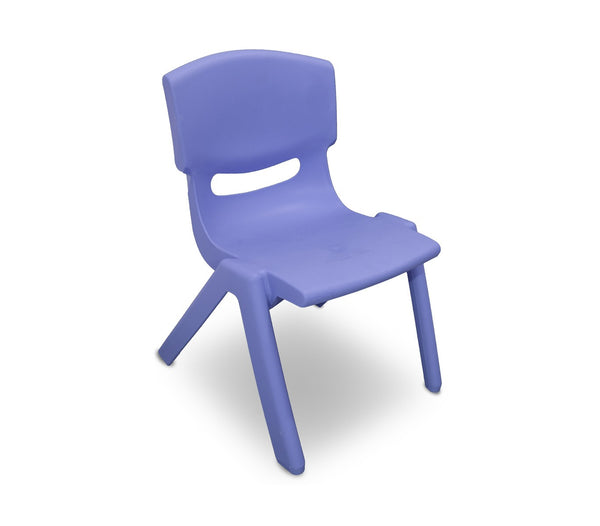 Chaise de jardin pour enfant 26x30x50 cm en plastique bleu sconto