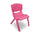 Chaise de jardin enfant 26x30x50 cm en plastique rose