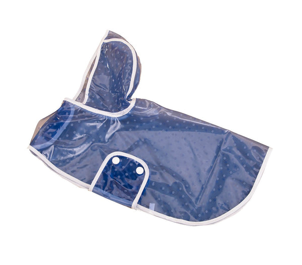 online Imperméable pour chiens et chats Taille XL avec capuche anti-pluie Bleu