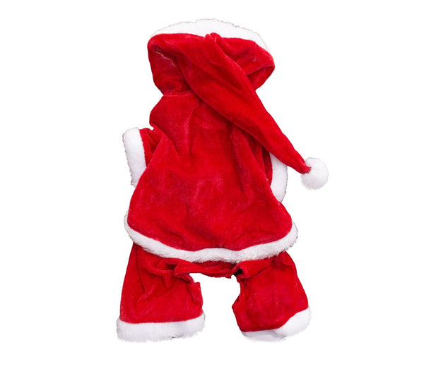 acquista Robe Père Noël pour Chiens en Polyester Rouge