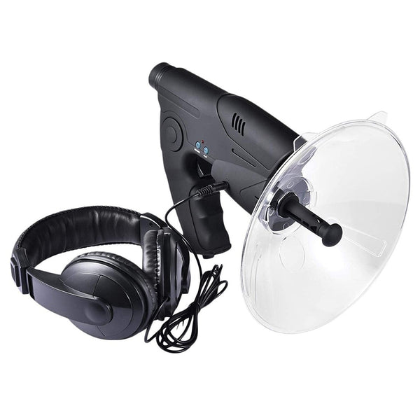 Microphone espion directionnel environnemental 100 mètres monoculaire 8X avec casque sconto