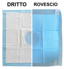 Set 80 Tappetini Assorbenti Profumo Lavanda 60x60 cm in Poliestere Bianco/Azzurro-4