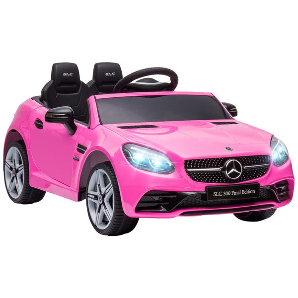 Macchina Elettrica per Bambini 12V con Licenza Mercedes SLC 300 Rosa acquista