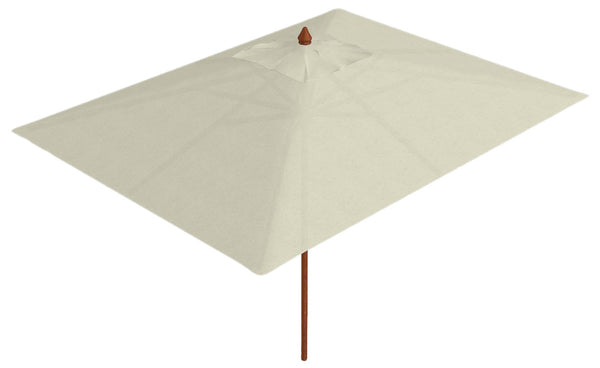 Parasol de jardin 2x3 m mât en bois Ø48 mm toile acrylique écru online