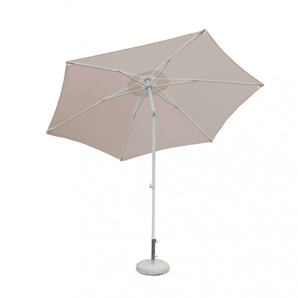 acquista Joli parasol de jardin Ø3 m en aluminium gris tourterelle