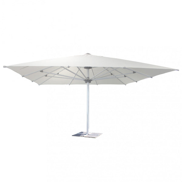 Parasol de jardin Giove 5x5m en aluminium blanc online