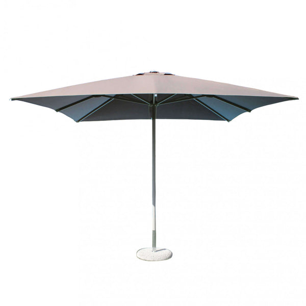online Parasol de jardin Brian 3x3m en aluminium gris tourterelle