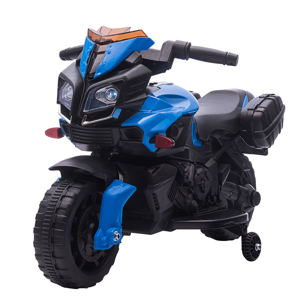 Moto Elettrica per Bambini 6V con Fari e Clacson Blu acquista