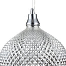 Lampada pendente Pendant in Metallo Moreno Cromo-5