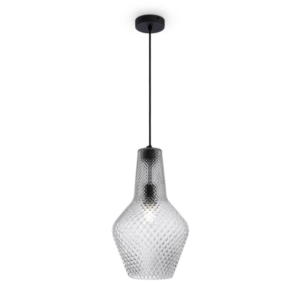 Lampe à suspension pendante en métal noir Tommy acquista