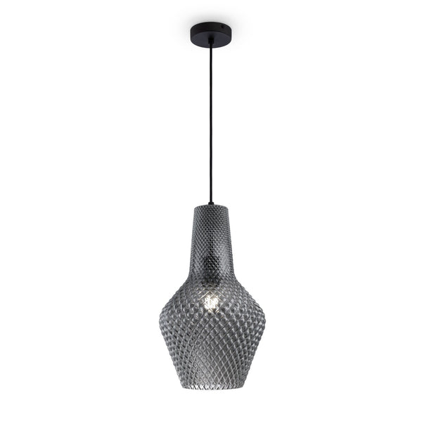 prezzo Lampe à suspension pendante en métal noir Tommy