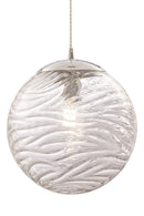 Lampada pendente Pendant in Metallo Dunas Cromo-3