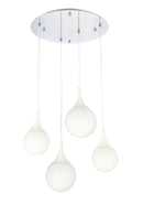 Lampada pendente Pendant in Metallo Dewdrop Bianco-5