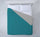 Couette Microfibre 120gr Double Face Turquoise/Gris Clair Différentes Tailles