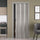 Porte pliante d'intérieur 88,5x214 cm en tissu PVC Saba Jasmine Grey