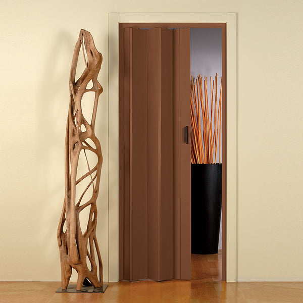 Porte pliante d'intérieur 83x214 cm en PVC Saba Dalia Noce Pastello prezzo