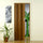 Porte Intérieure Pliante 83x214 cm en PVC Saba Iris Dark Wood