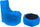 Pouf Fauteuil et Table Basse Acrylique Pomodone Bleu Roi