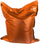 Coussin Fauteuil Pouf Géant 175x135 cm en Acrylique Pomodone Orange