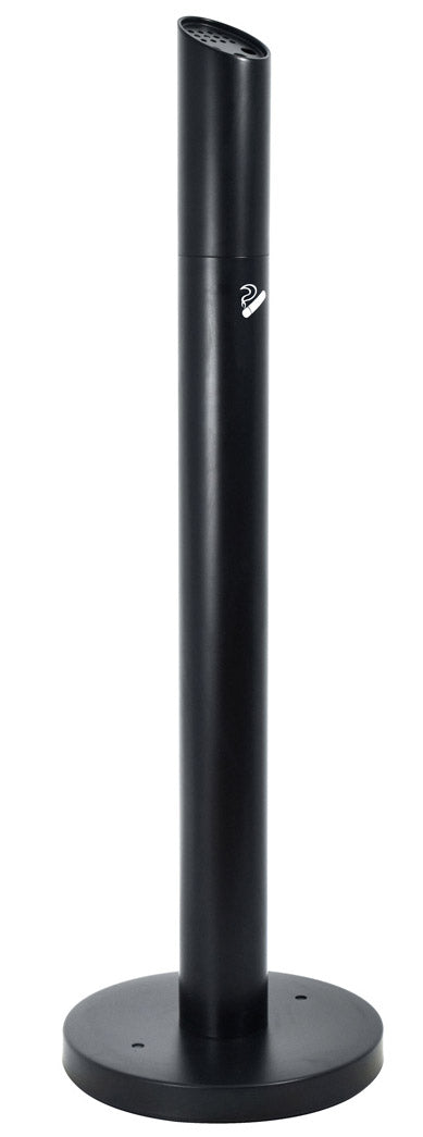 sconto Cendrier Colonne Ø32 cm en Métal Noir Mat 1,9L pour Extérieur