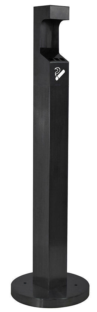 Cendrier Colonne Ø32 cm en Métal Noir Mat 2L pour Extérieur prezzo