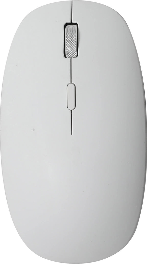 acquista Souris sans fil 2,4 GHz rechargeable en plastique blanc