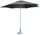 Parasol de jardin Ø3 m Mât Ø38 mm en Aluminium Noir