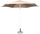 Parasol de jardin Ø3 m Mât Ø38 mm en Aluminium Taupe