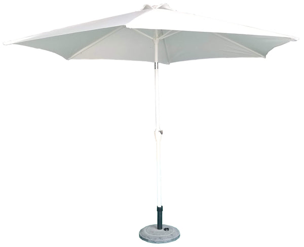 prezzo Parasol de jardin Ø3 m Mât Ø38 mm en Aluminium Blanc