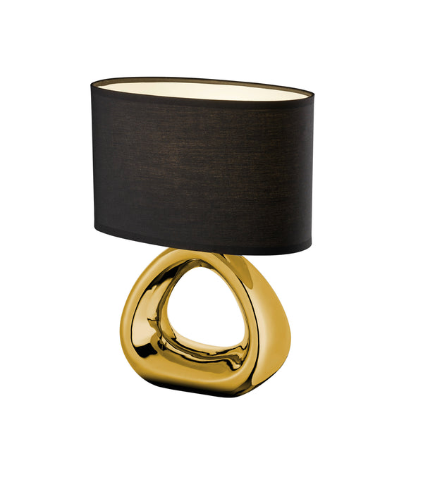 online Lampe de table d'intérieur E27 en céramique dorée