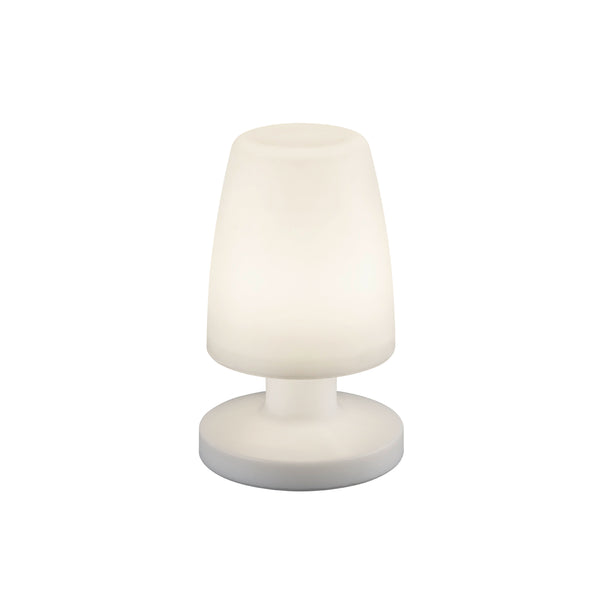 acquista Lampe de table LED d'extérieur en plastique blanc