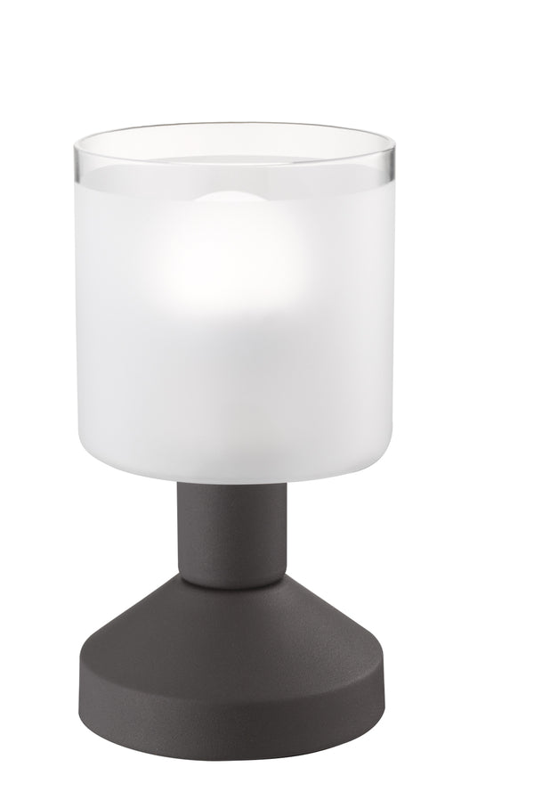 Lampe de table d'intérieur E14 en métal rouillé sconto