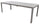 Table de jardin extensible 200/300x100x75 cm en aluminium gris tourterelle