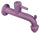 Robinet coloré pour fontaine de jardin en laiton Belfer RUB/023 Violet