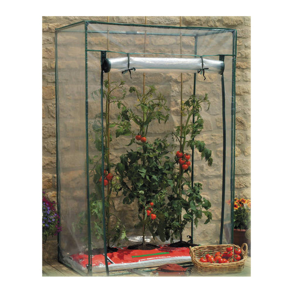 Serre de jardin à tomates en aluminium peint et couverture en PVC online