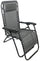 Chaise longue pliante inclinable Zero Gravity en acier et textilène gris Siesta
