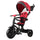 Tricycle à Pousser Pliant pour Enfants avec Poignée Réglable Qplay Rito Star Rouge