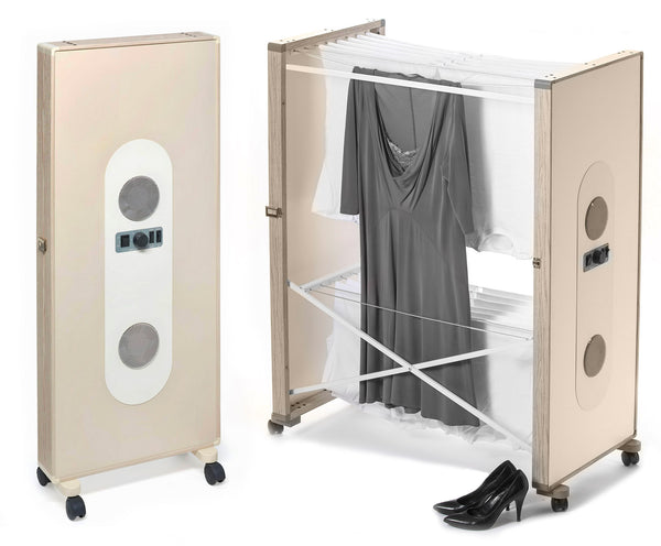 sconto Sèche-linge électrique 40W avec ioniseur et inverseur Alfie 690 spécial Ribeira marron et crème