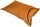 Grand Coussin Luge pour Neige 160x110 cm en Acrylique Pomodone Scivolone Orange