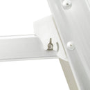 Lettino Prendisole da Giardino 189x61x38 cm in Alluminio e Textilene Simba Taupe-7