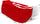 Luge à Neige 135x38x34 cm en Acrylique Pomodone Slittone Rouge